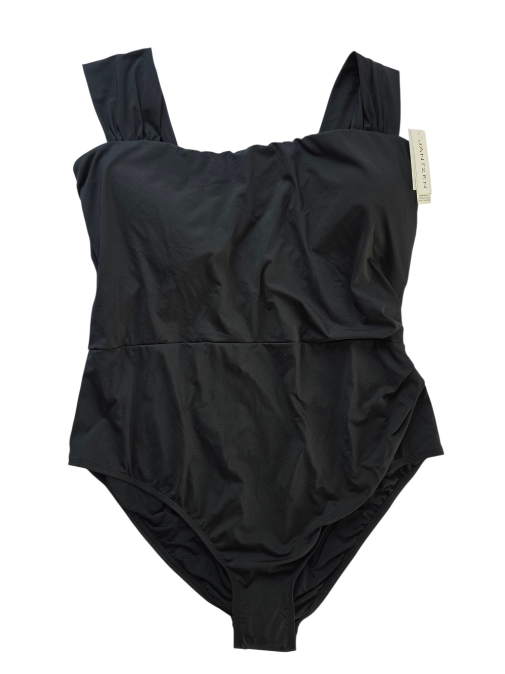 Jantzen Black One-Piece Swimsuit with Wide Straps